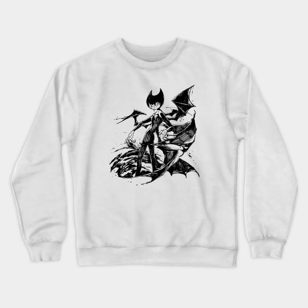 Bendy Crewneck Sweatshirt by Sikometholiy